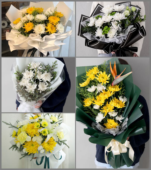 湖北孝感市应城市城北街道高桥村白事花束代送
